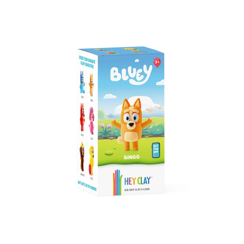 Hey Clay Bluey Bingo 5 Cans
