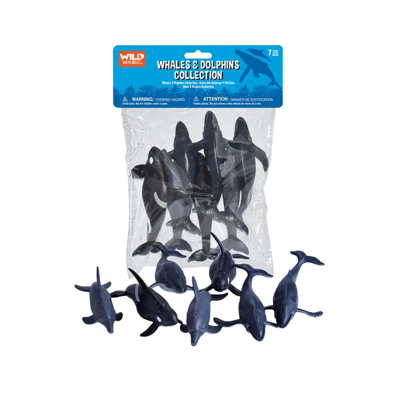 Wild Republic Whales And Dolphins Polybag