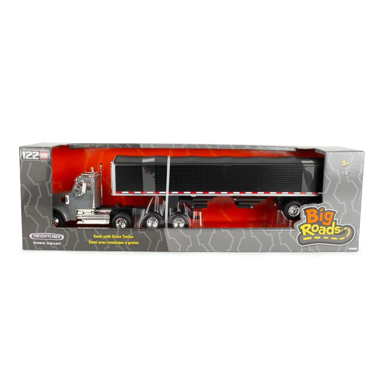 Peterbilt Die-Cast 1:32 Freightliner 122SD Semi With Grain Trailer