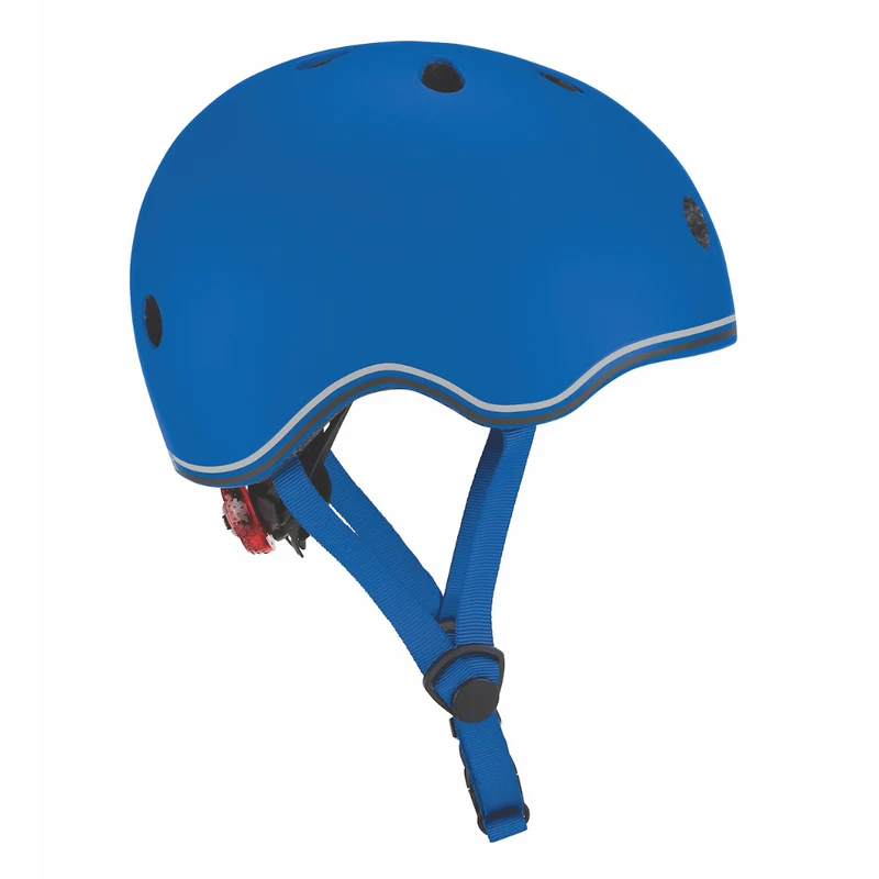 Globber Toddler Helmet With Flashing Led Light - Navy Blue
