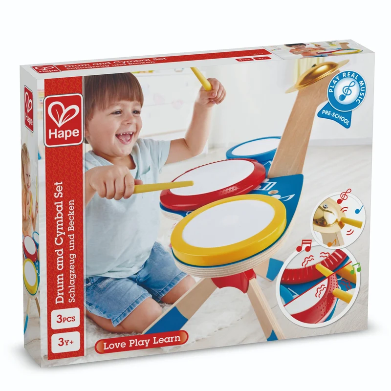 Hape Drum & Cymbal Set