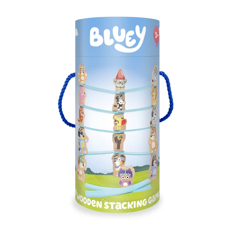 Bluey Wooden Stacking Game