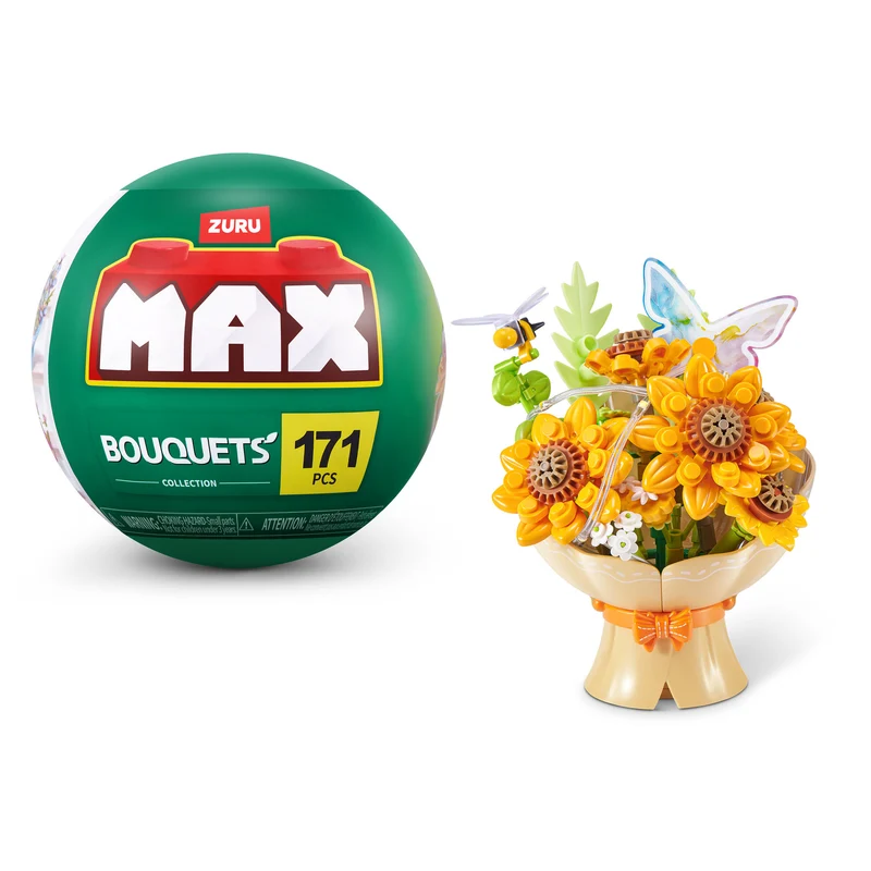 ZURU MAX Build More LED Bouquets Collection Series 1 - Yellow