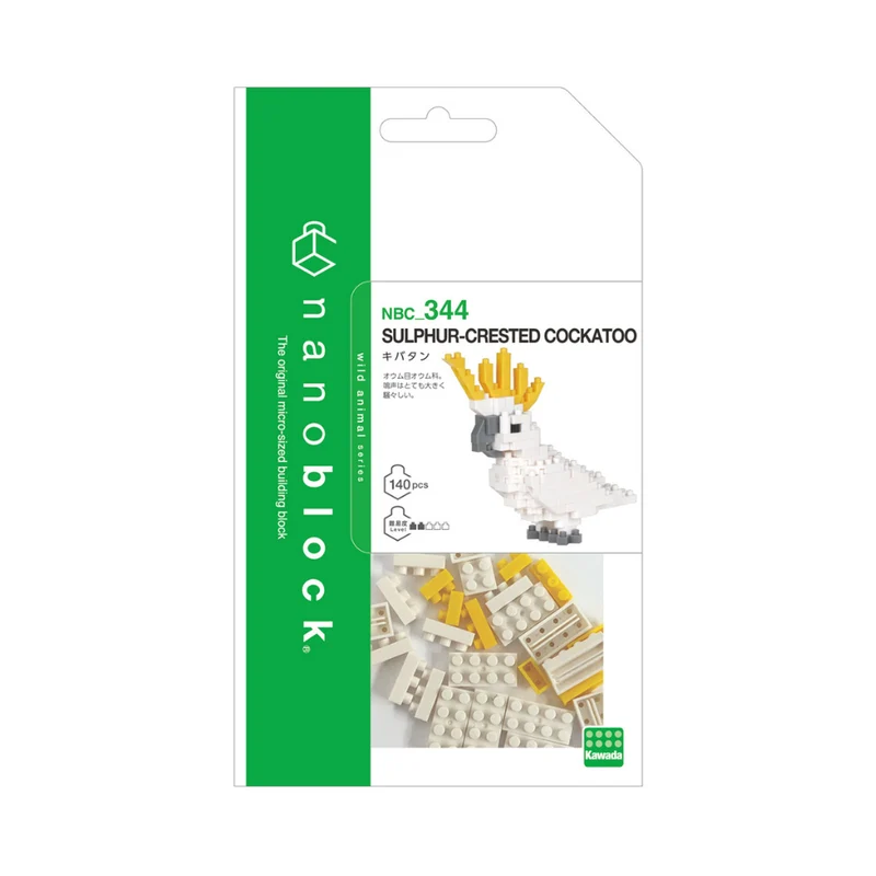 Nanoblock Sulphur Crested Cockatoo