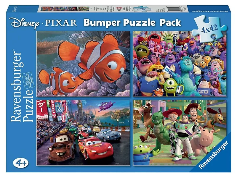 Ravensburger Disney Pixar 4X42 Piece Bumper Pack