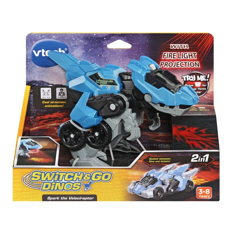 VTech Switch & Go Dinos Spark The Velociraptor