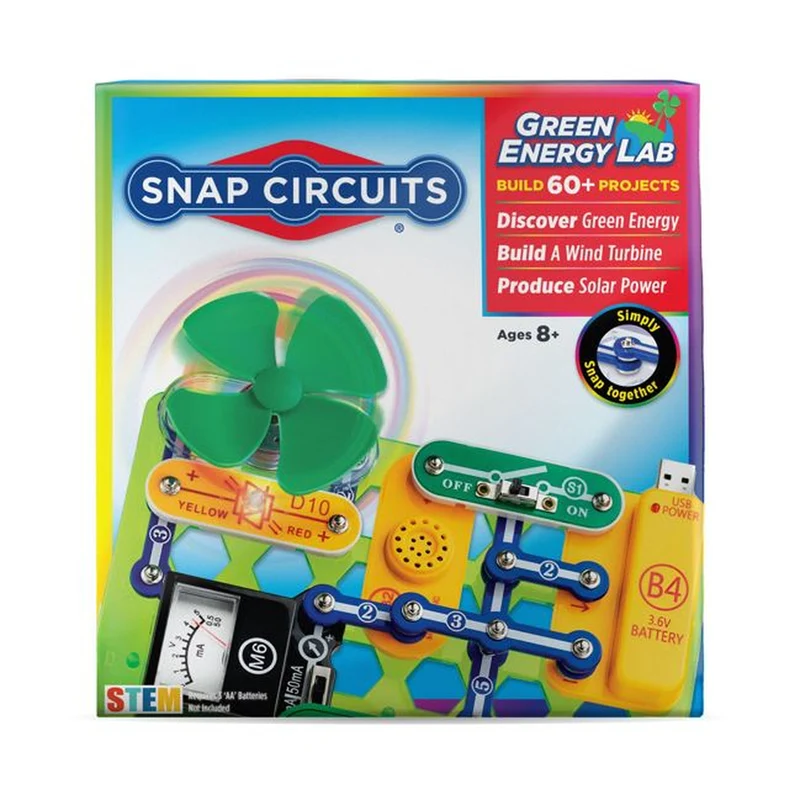 Snap Circuits Green Energy Lab Electronic Toy Set