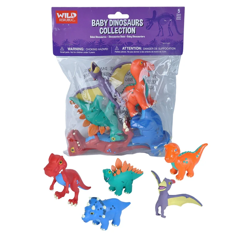 Wild Republic Baby Dinosaur Polybag