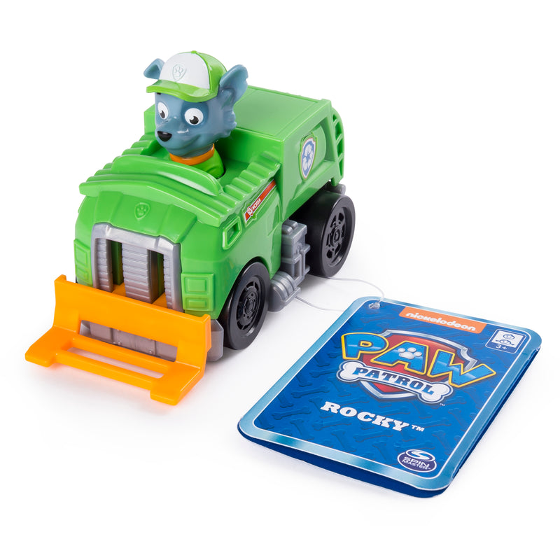 PAW Patrol Rescue Racer Vehicle Rocky Garbage Truck
