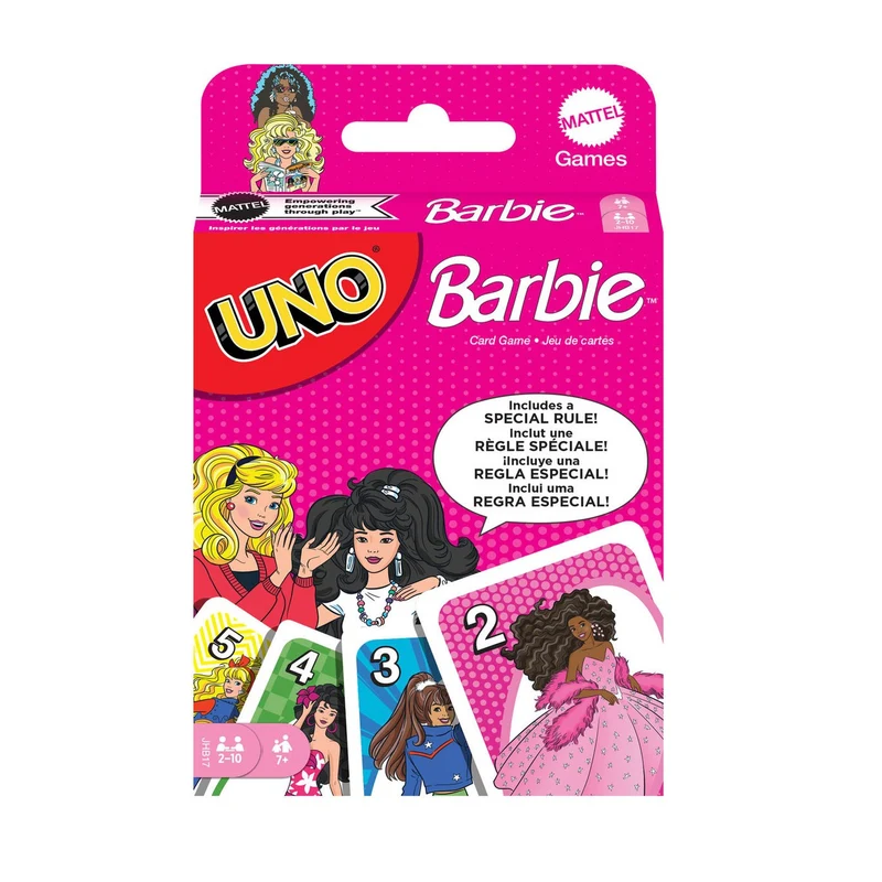 UNO Barbie Card Game