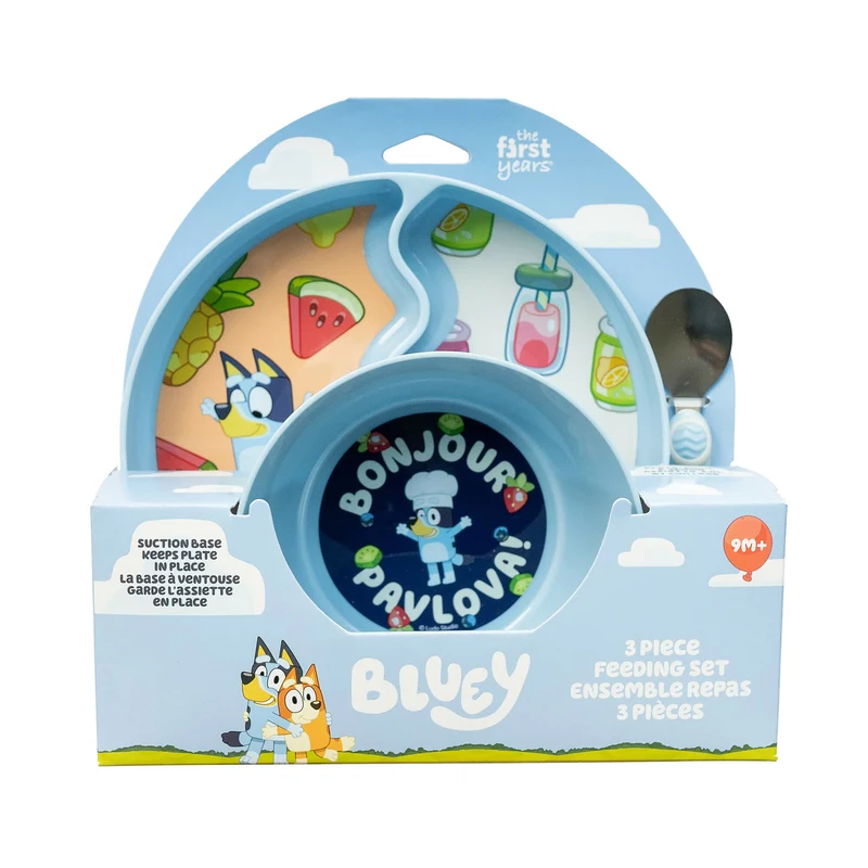 The First Years Bluey 3 Piece Feeding Set