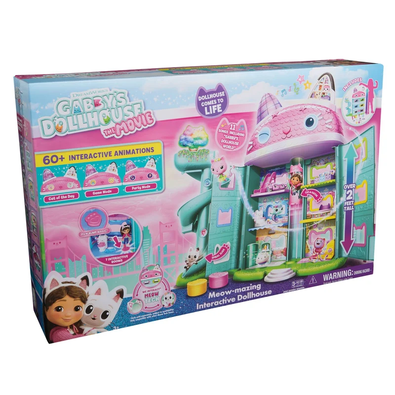 Gabby’s Dollhouse The Movie Meow-mazing Interactive Dollhouse