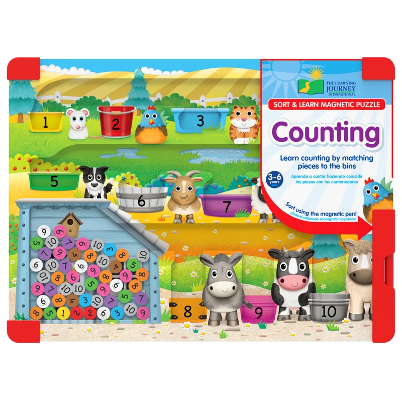The Learning Journey Sort & Learn Magnetic Puzzle - Counting