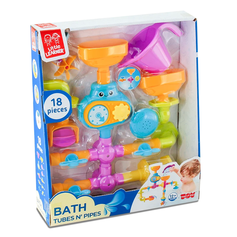 Little Learner Bath Tubes N' Pipes