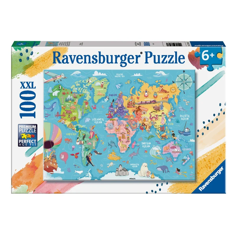 Ravensburger Map Of The World 100 Piece