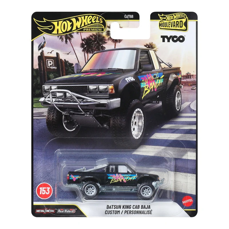 Hot Wheels Premium Boulevard Premium 1:64 Die-Cast Datsun King Cab Baja Custom