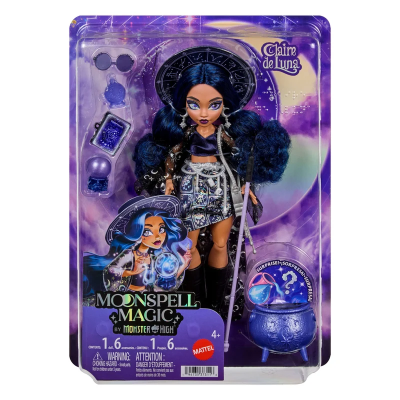 Monster High Moonspell Magic Doll - Claire De Luna