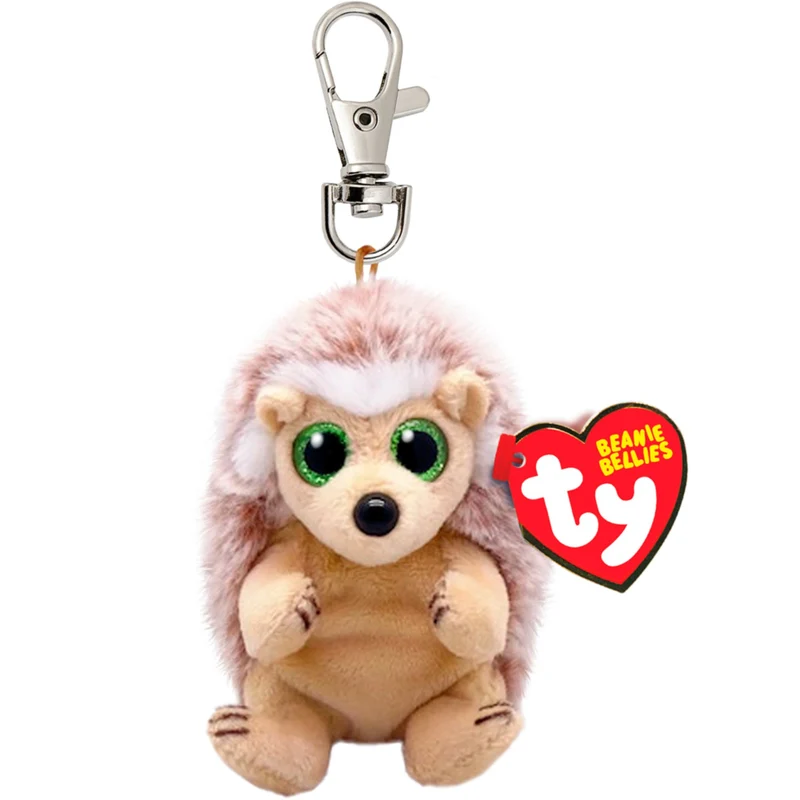 Ty Beanie Bellies Floppy Clip - Bumper Pink Hedgehog