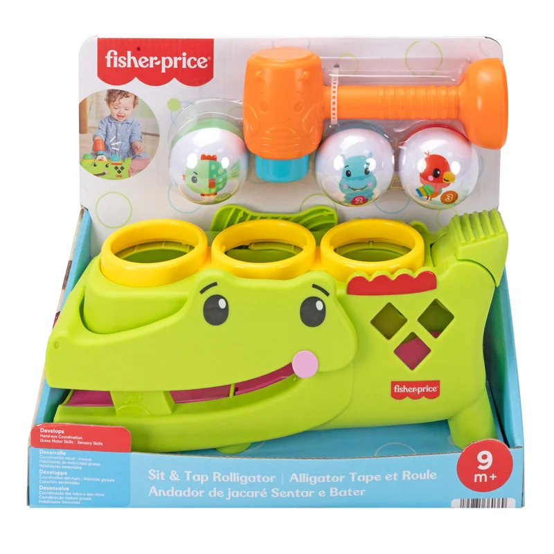 Fisher-Price Tap & Roll Alligator