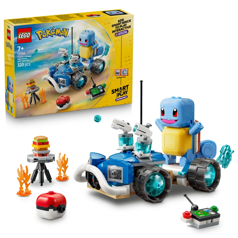 LEGO 72156 Pokémon SMART Play: Trainer's Buggy Adventure with Squirtle
