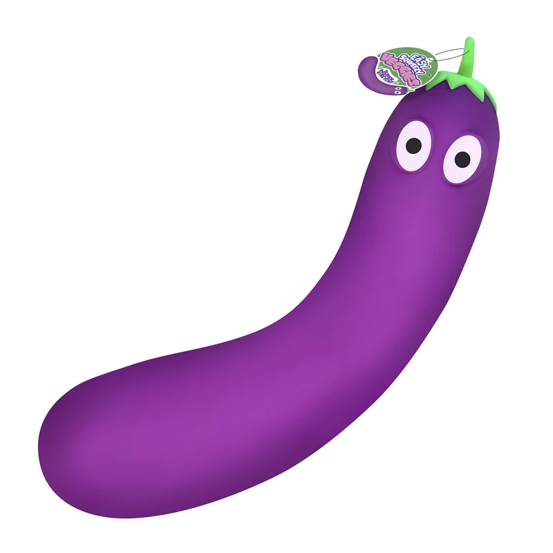 Easy Sqweezy 6 Foot Stretchy Foodz - Eggplant