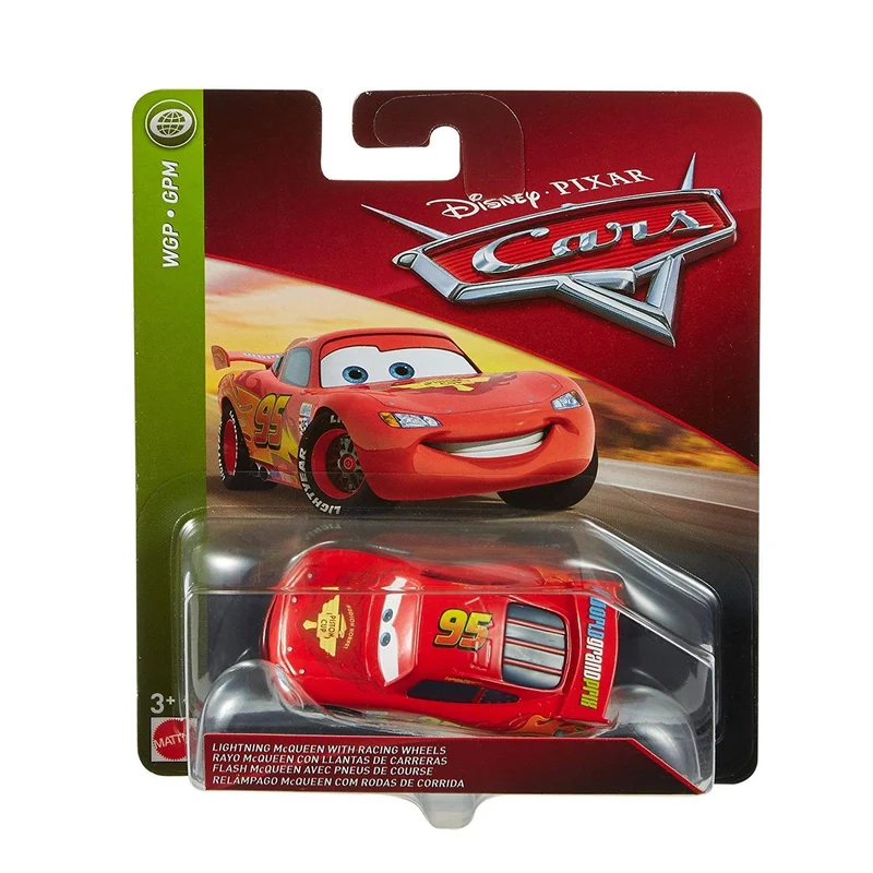 Disney Pixar Cars - Lightning McQueen With Racing Wheels