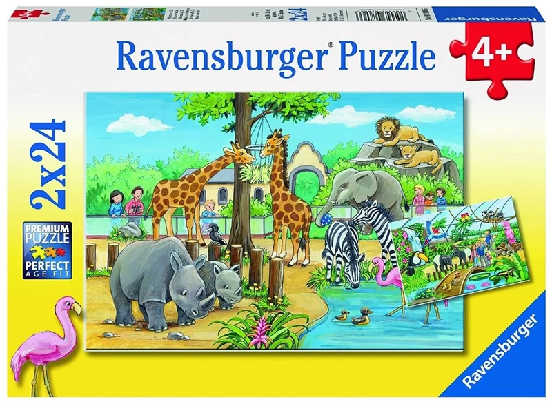 Ravensburger Welcome To The Zoo 2x24 Piece