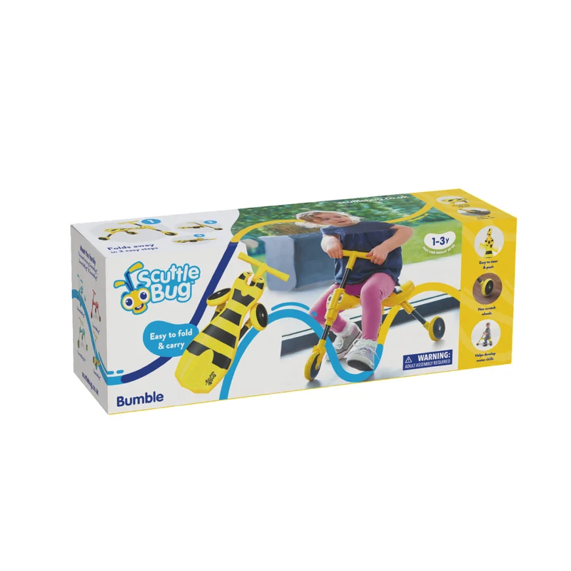 Scuttle Bug Bumble Bee Tricycle - Yellow/Black