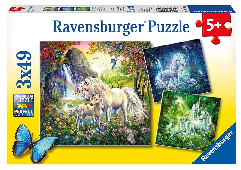 Ravensburger Beautiful Unicorns 3x49 Piece
