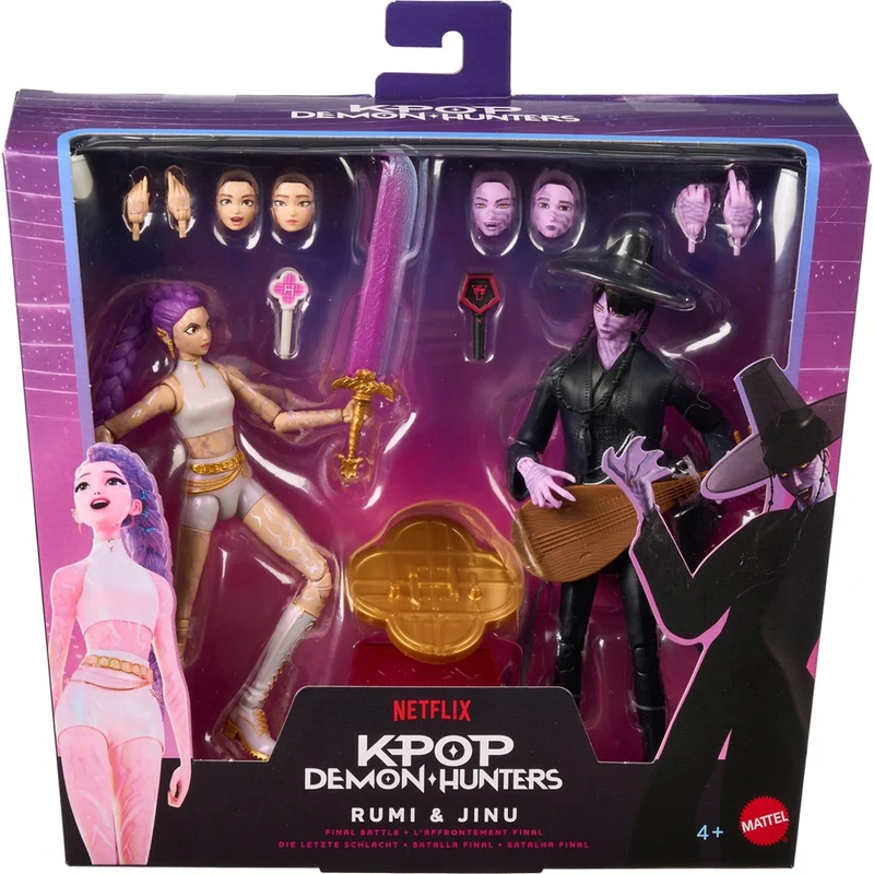 KPop Demon Hunters 6.5 Inch Blister Final Battle Action Figure 2 Pack - Rumi & Jinu
