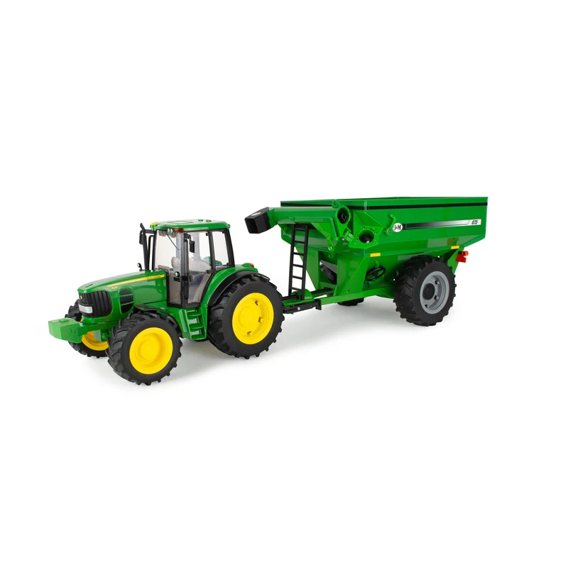 John Deere 1:16 Big Farm Tractor with Grain Cart - 7430