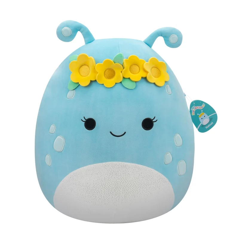 Squishmallows 16 Inch Plush Natnat Pastel Blue Alien