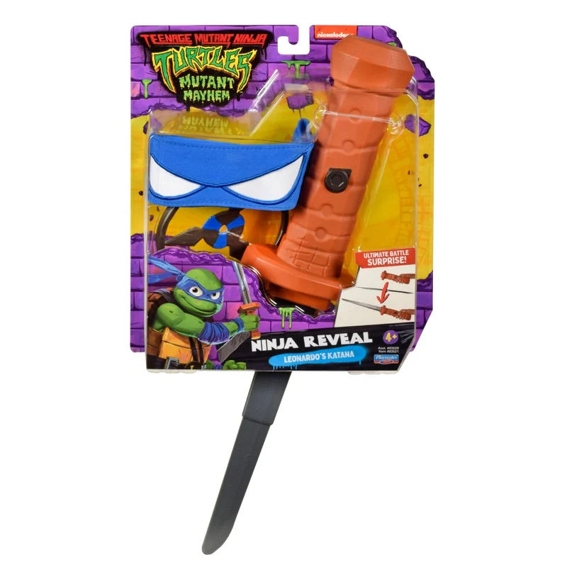 Teenage Mutant Ninja Turtles: Mutant Mayhem Ninja Reveal -Leo's Transforming Katana Sword