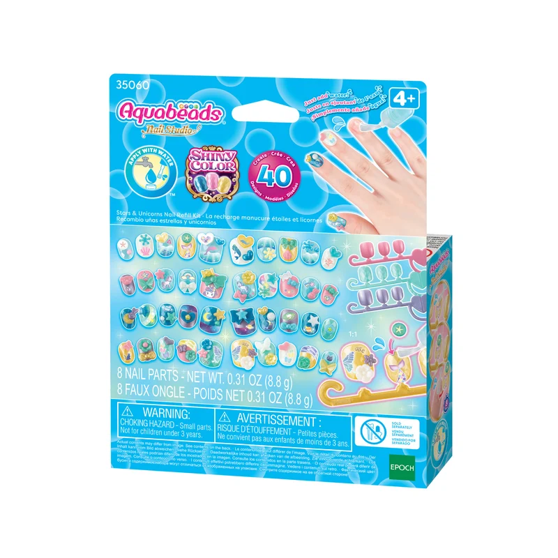 Aquabeads Nail Refill Kit - Unicorns