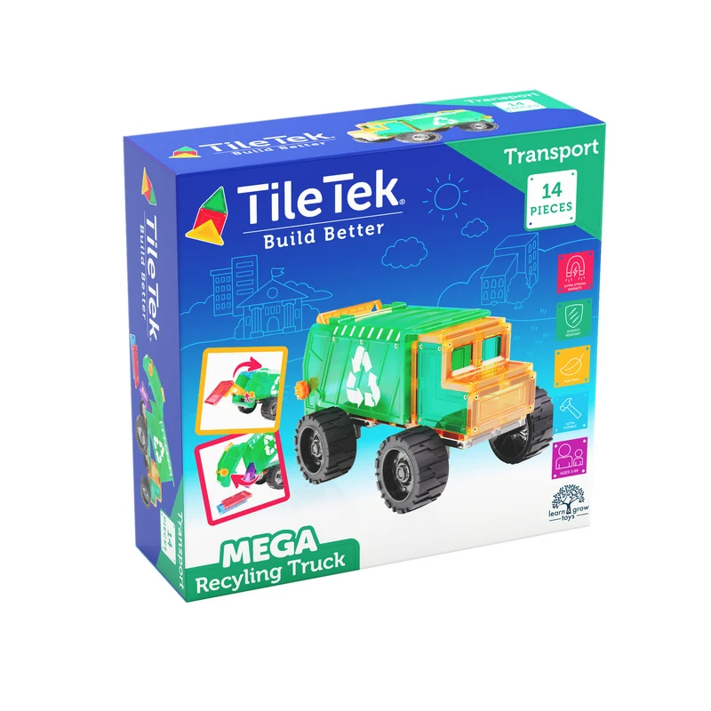 TileTek 14 Piece Transport Set -Mega Recycling Truck