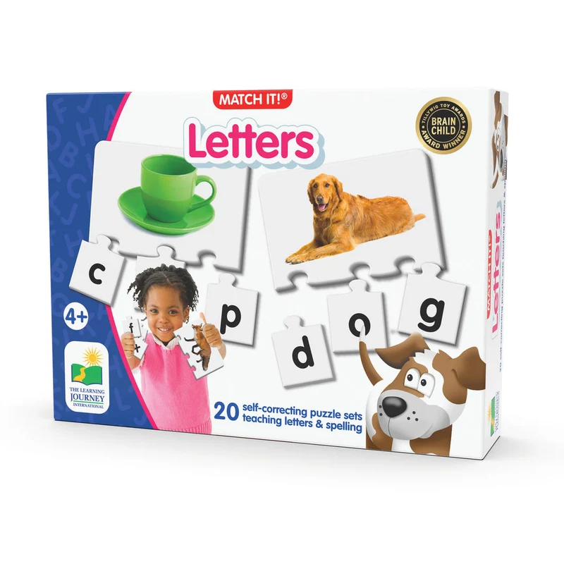The Learning Journey Match It! - Letters