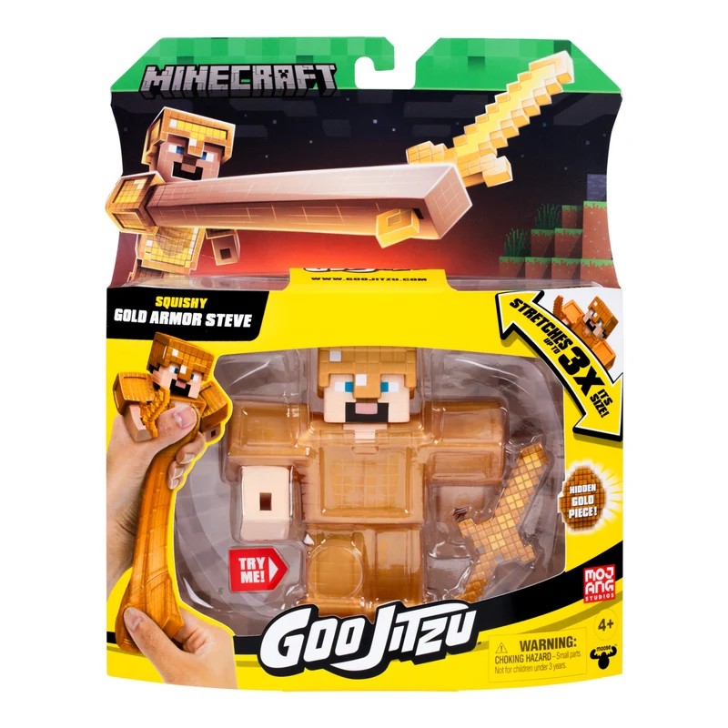 Goo Jit Zu Minecraft S4 Gold Armor Steve