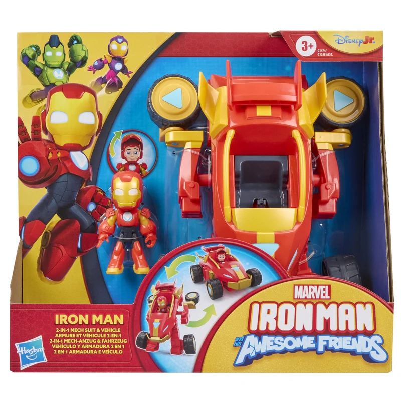 Marvel Iron Man And His Awesome Friends Iron Man 2-In-1 Mech Suit & Vehicle