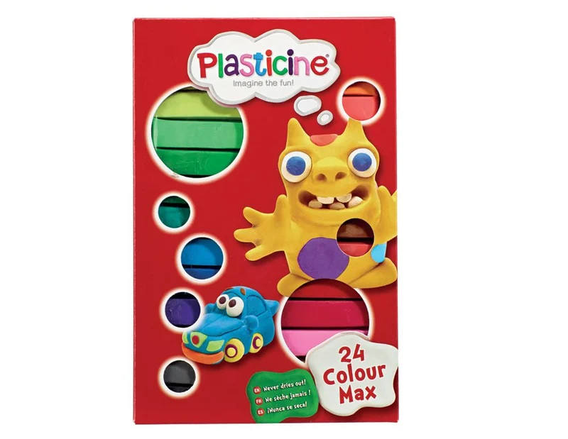 Colorific Plasticine 24 Colour Max Pack