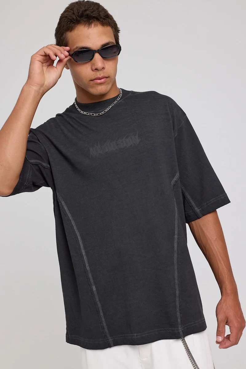 Neovision Disorder Street Super Heavy Tee Pigment Black