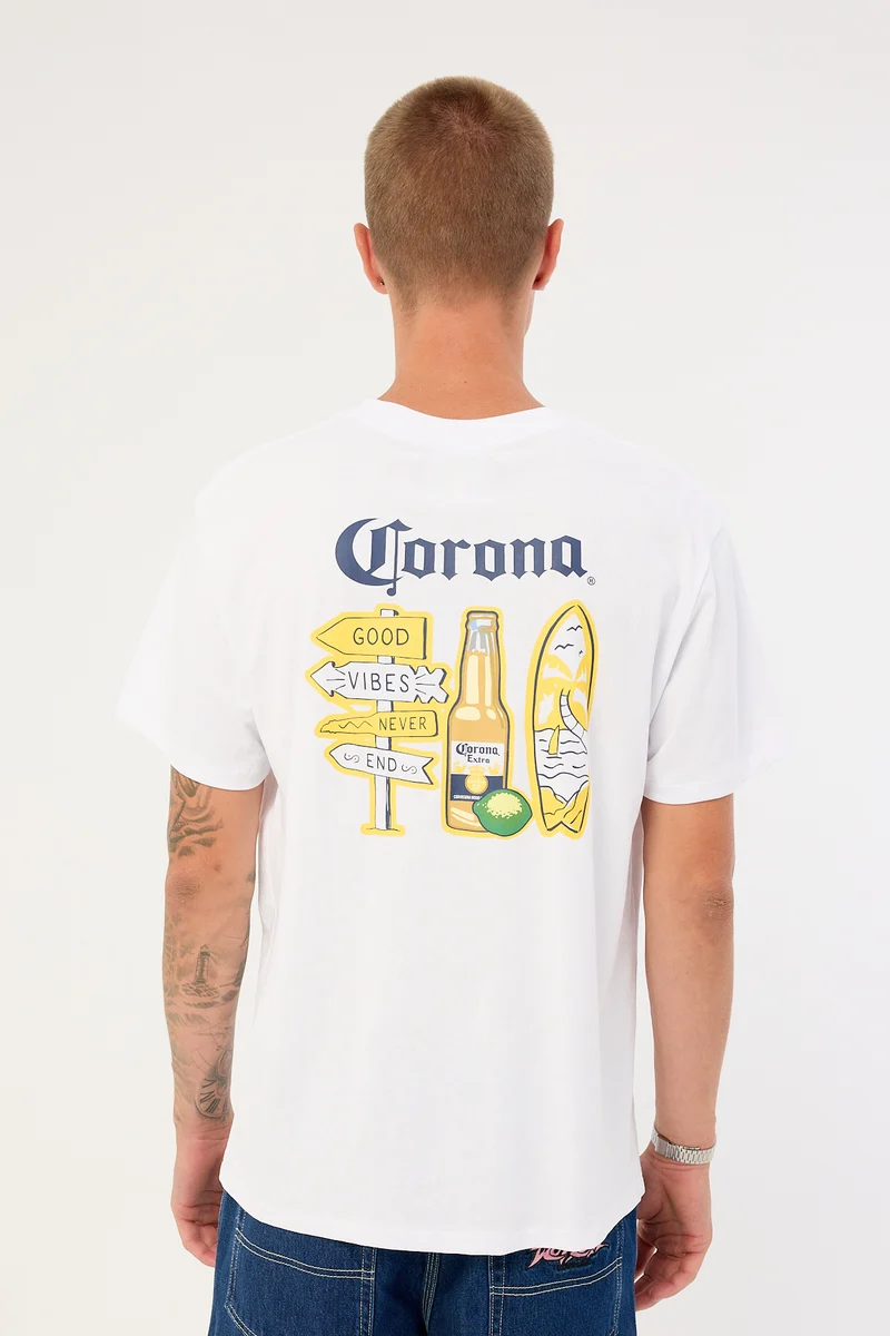 American Needle Corona Vibes Tee White