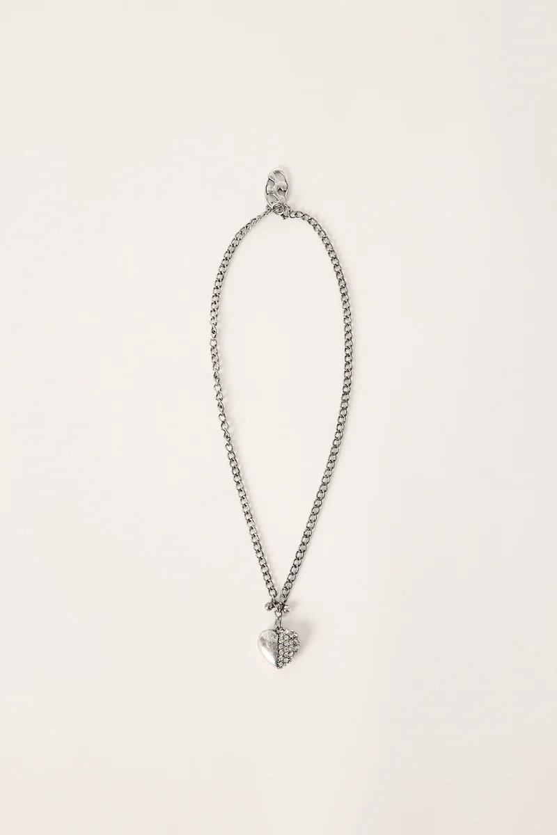 Neovision Heartwired Chain Necklace Silver