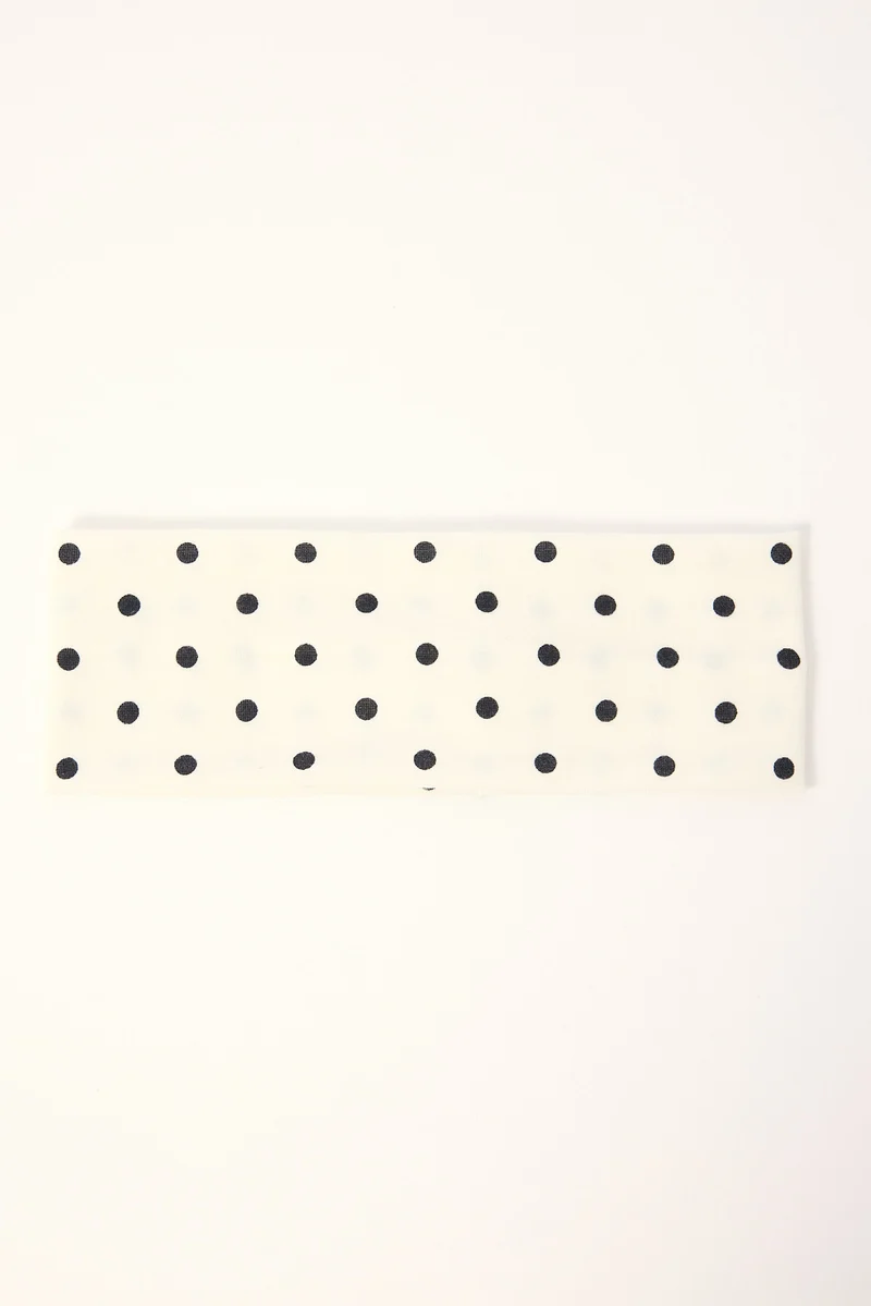Token Polka Headband White