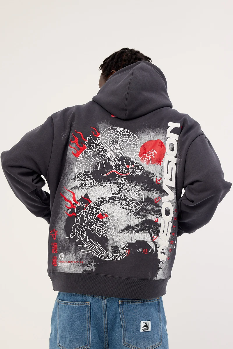 Neovision Onryu Street Hoodie Asphalt