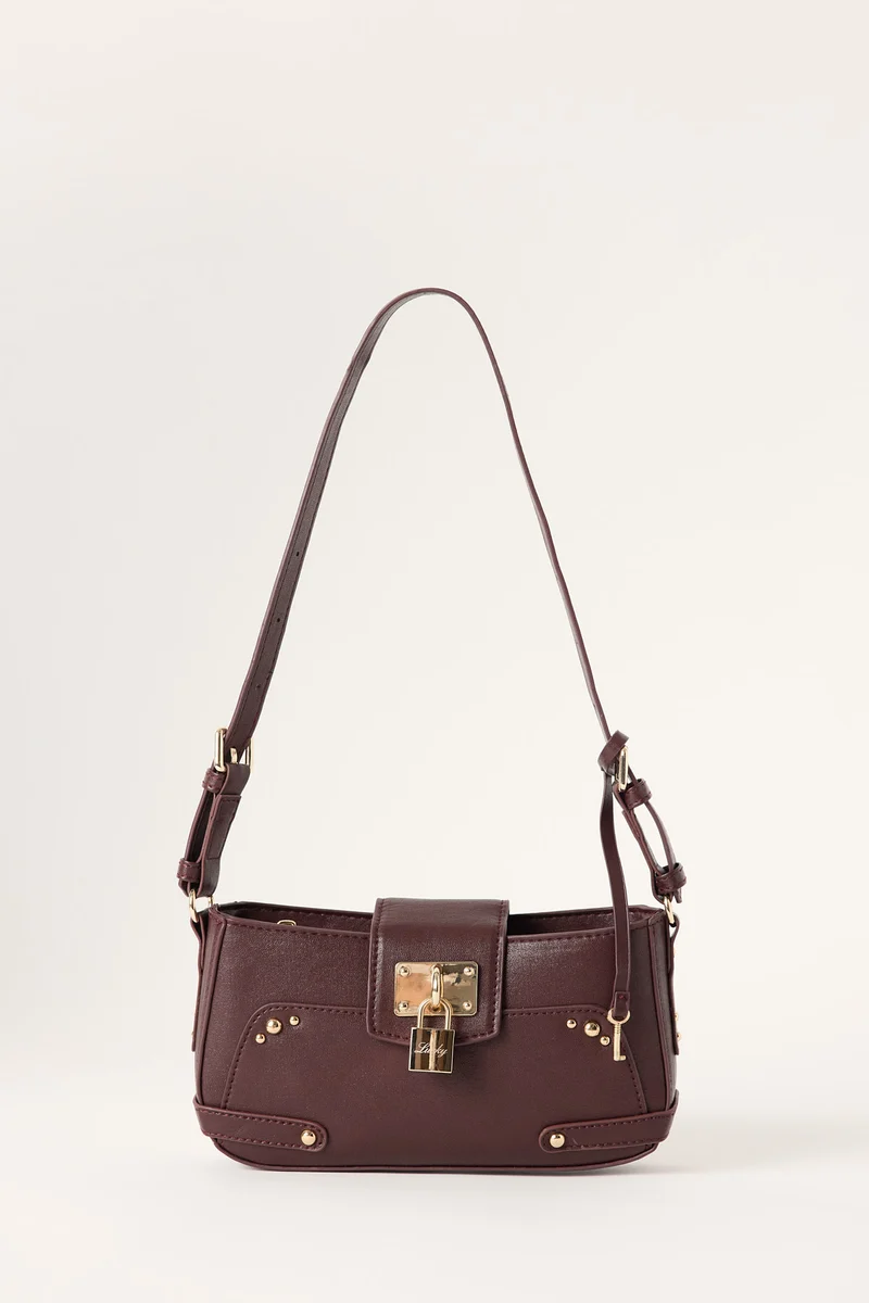 Luck & Trouble LOCKED UP MINI BAG Plum