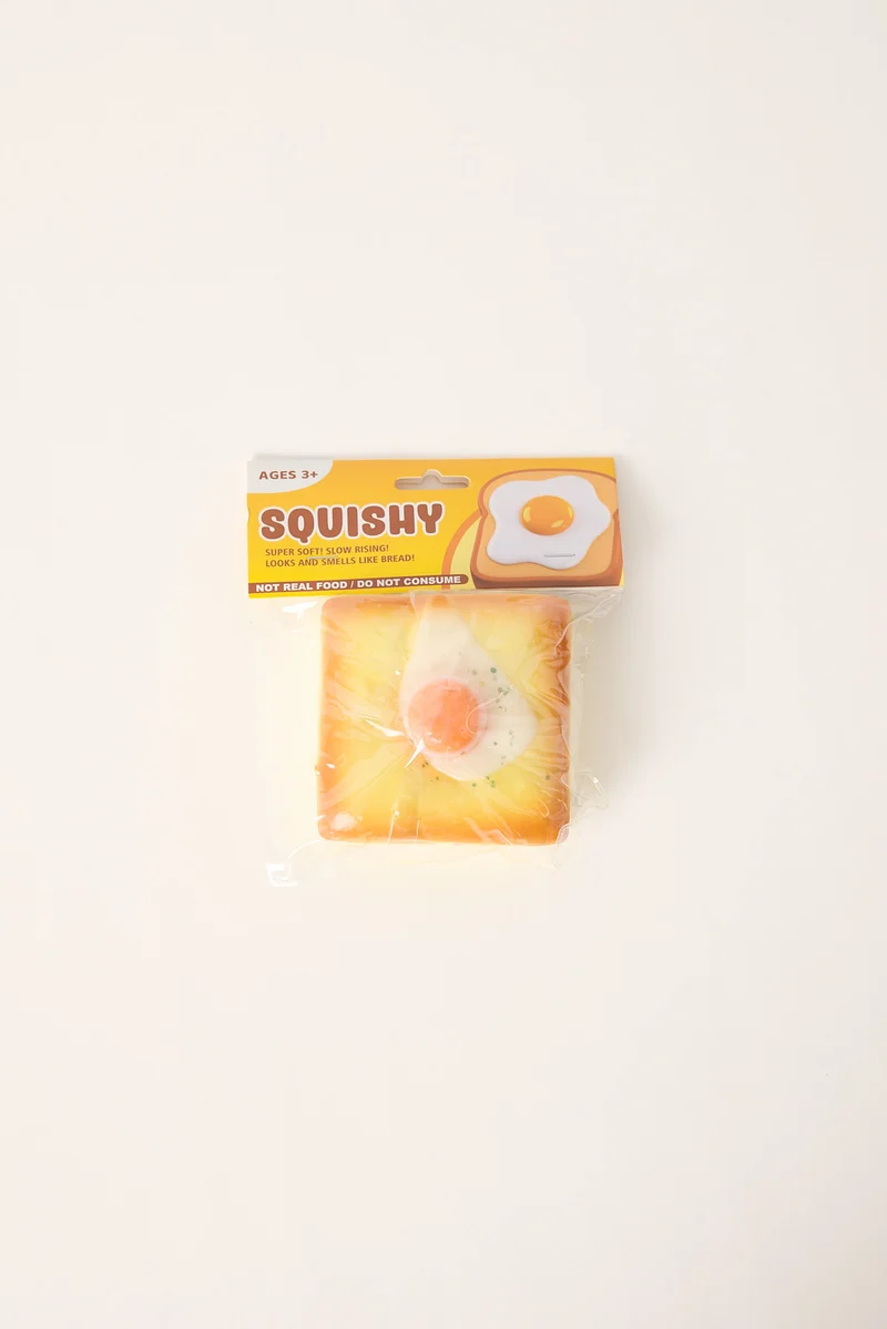 All Brands Toys Squishy Jumbo Slow Rise Scented Egg on Toast Multi