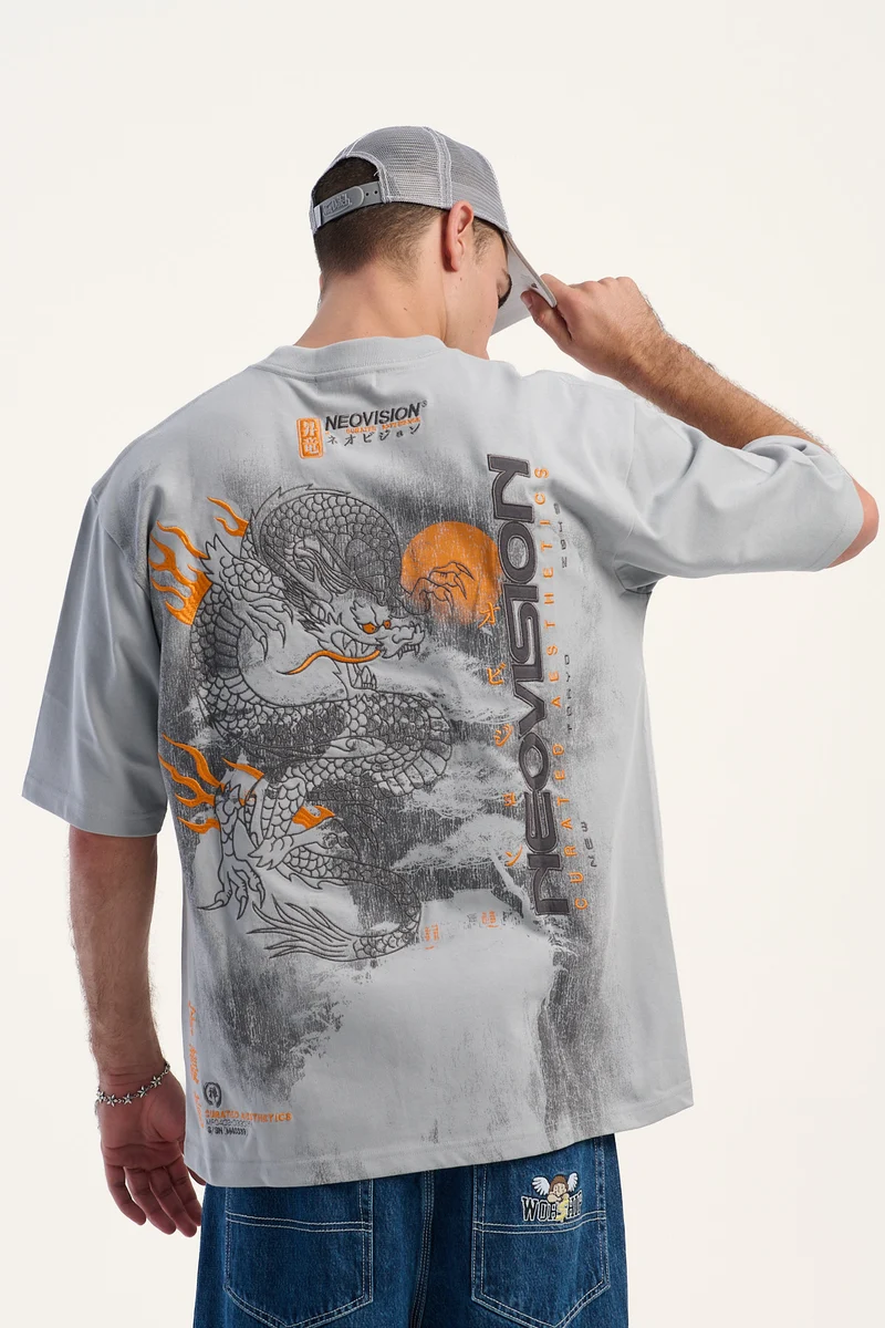 Neovision Onryu Street Super Heavy Tee Grey