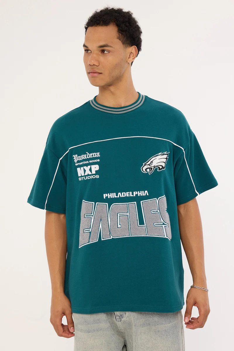 Nena & Pasadena P-Eagles Zone Tee Midnight Green