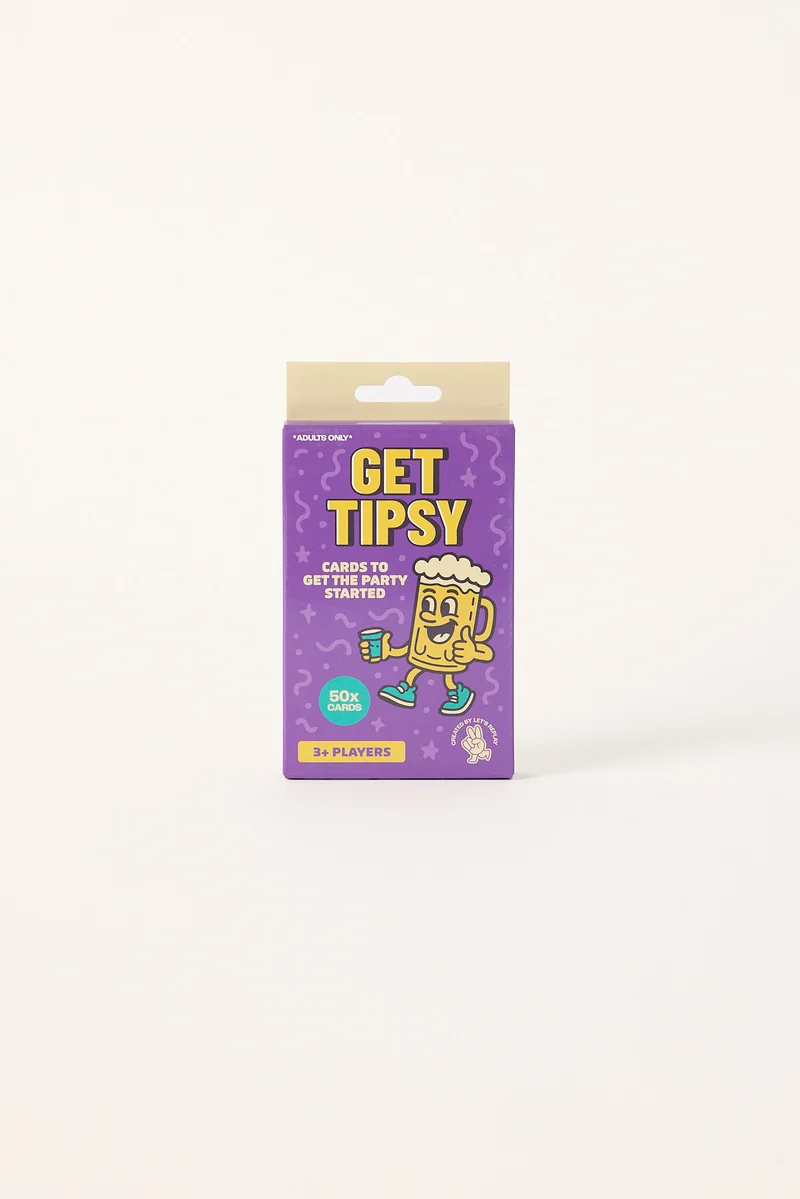 William Valentine Get Tipsy Mini Card Game Multi