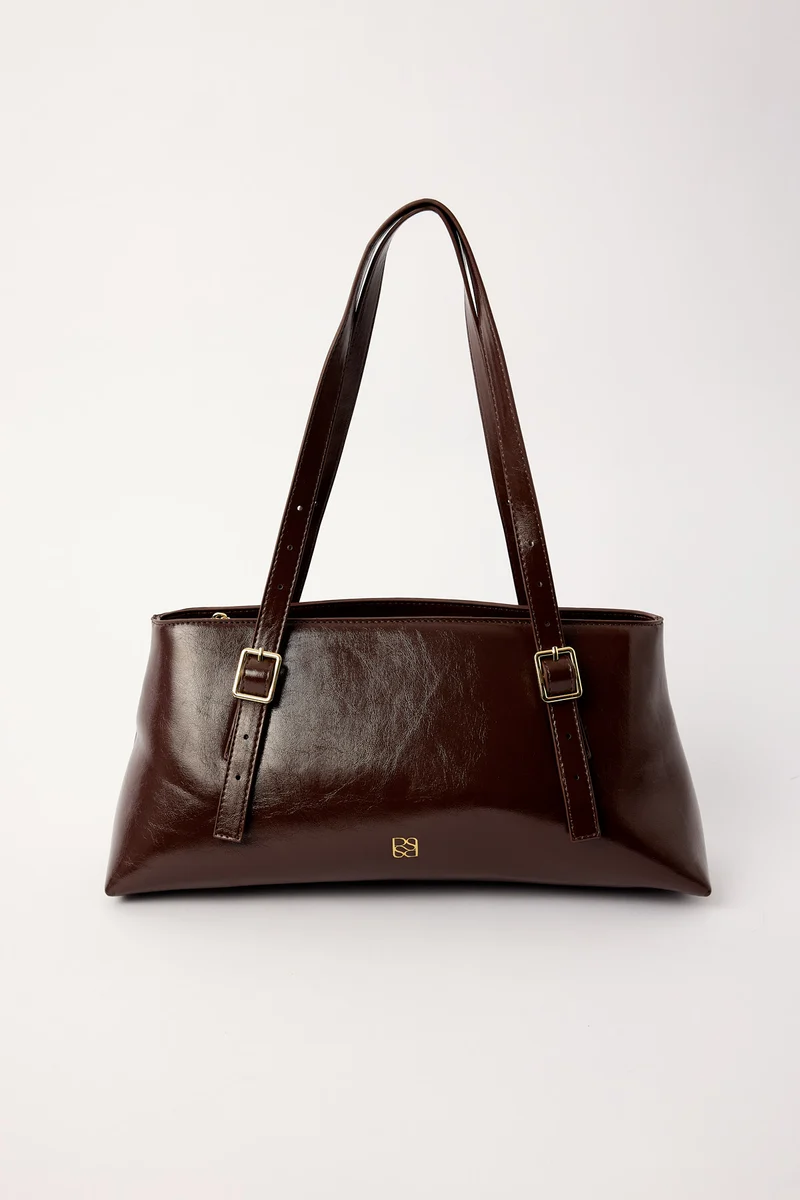 Perfect Stranger Ellis East West Bag Brown